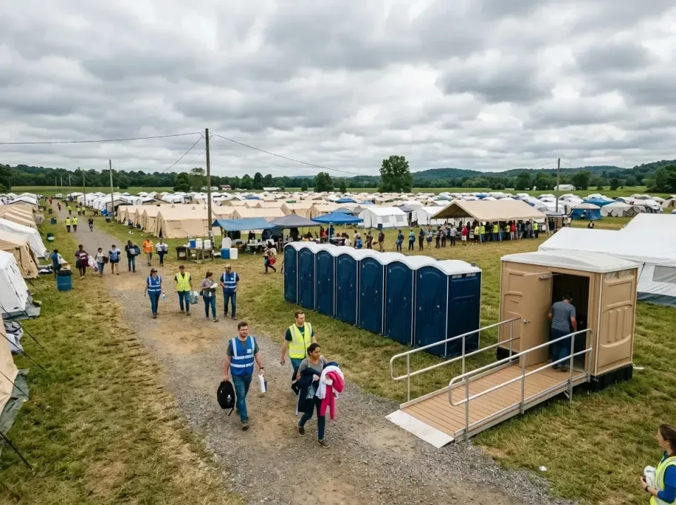 disaster-relief-camp-restrooms-010 — frequently asked questions, Dumpster & Portable Bathrooms Rental in Morgantown, WV